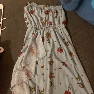 strapless dress